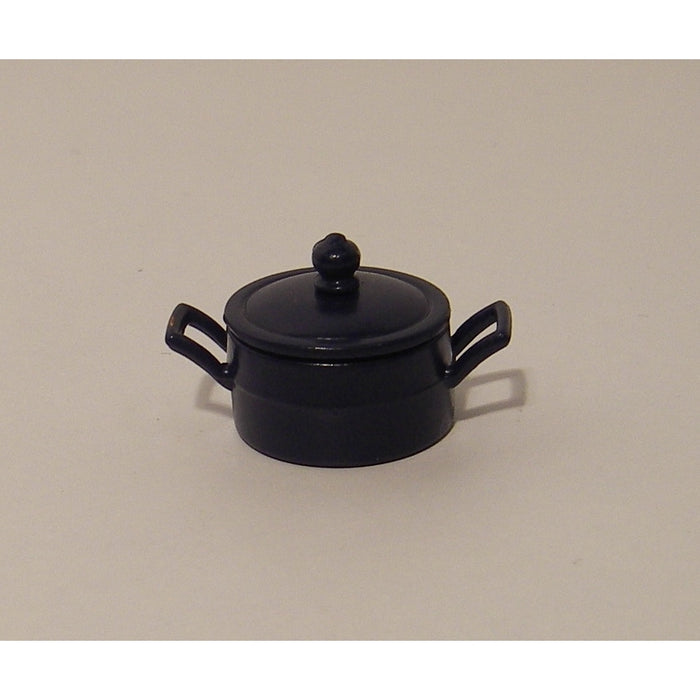 Casserole with lid, black