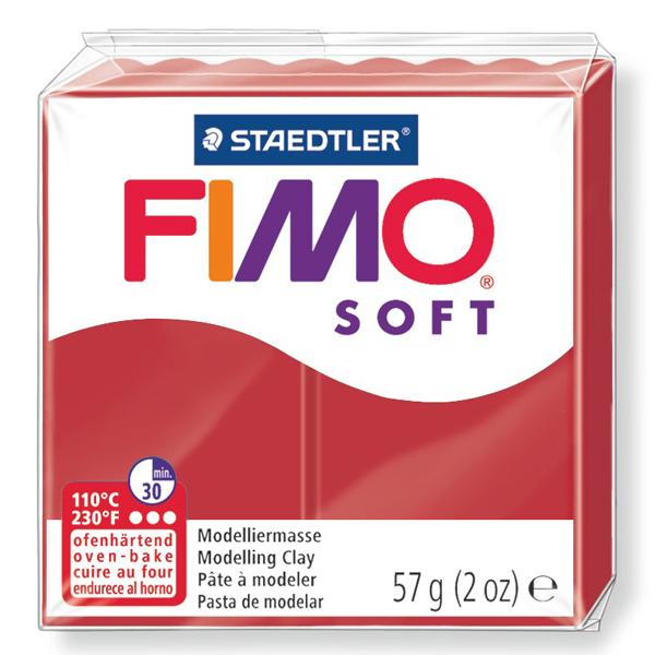 FIMO Soft mass, 2 Christmas red 56 g