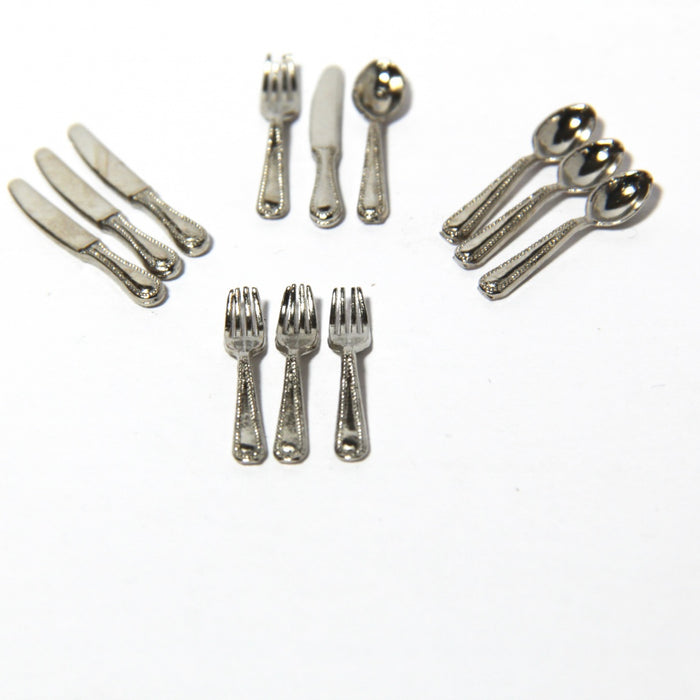 Cutlery, 12 pieces, silver