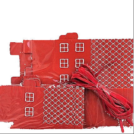 Koottavat joulukalenteritalot.