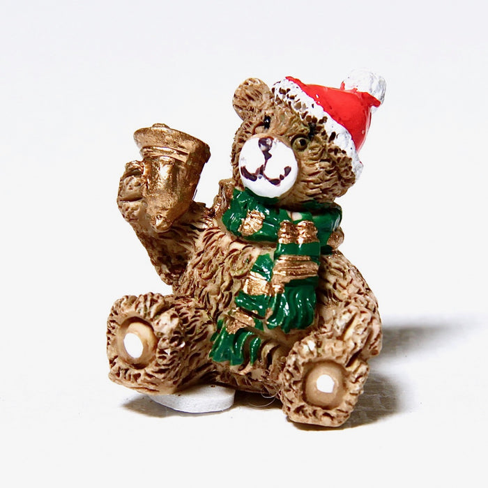 Christmas teddy bear decoration, 3 cm