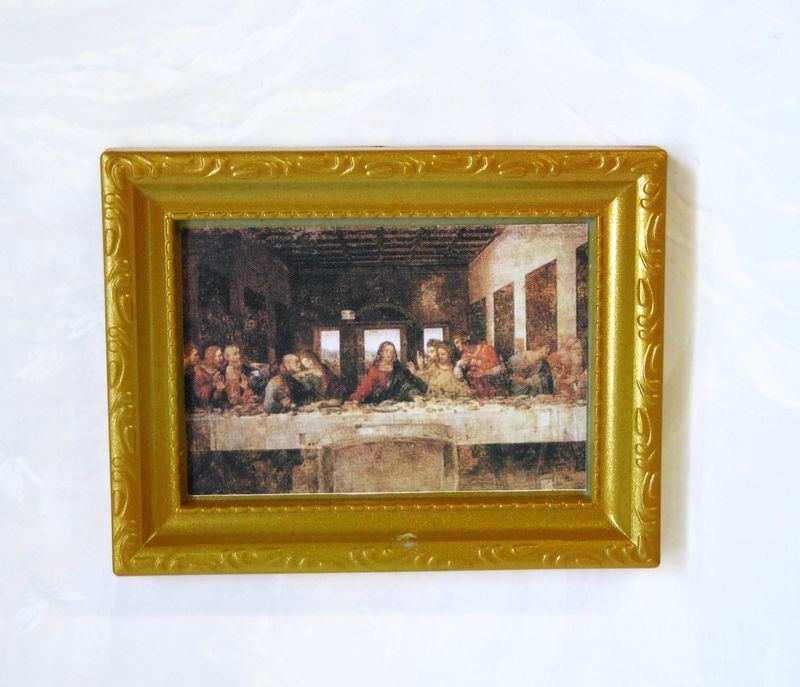 Panel, The Last Supper, da Vinci, 6 x 8 cm