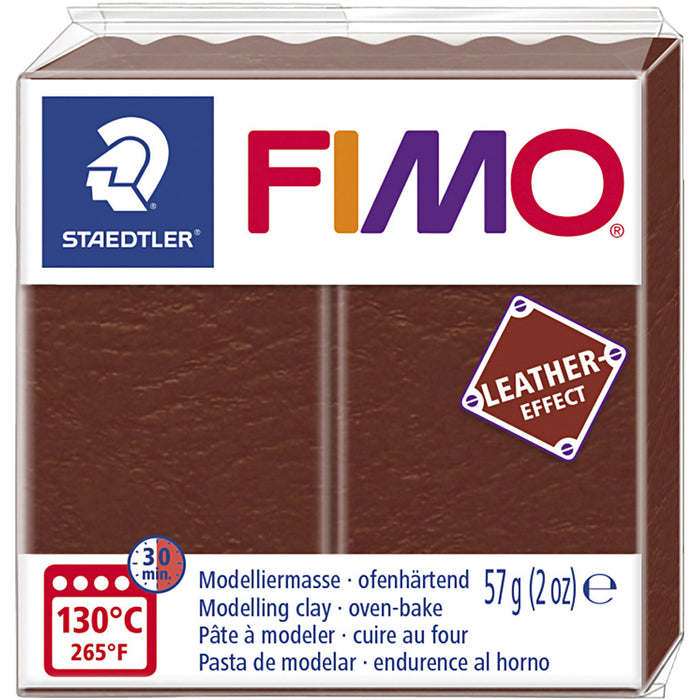 FIMO Leather effect, walnut 779, 57g