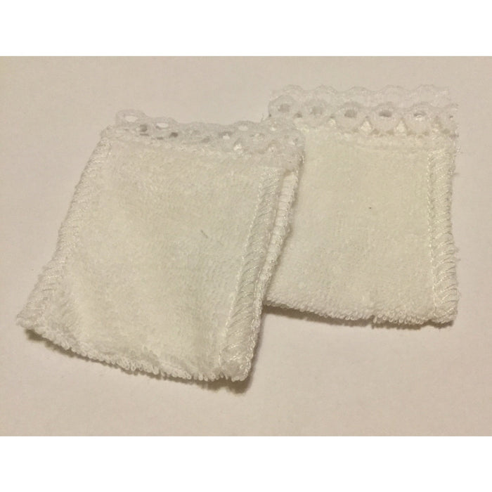 Bath towel, 2 pcs, white