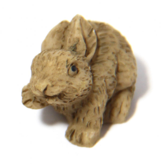 Small rabbit, brown, position varies, 1 pc