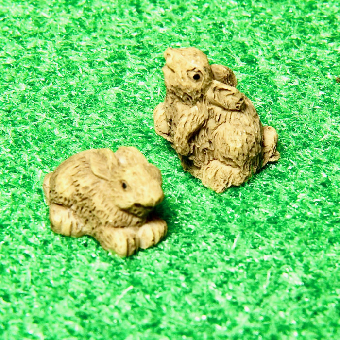 Small rabbit, brown, position varies, 1 pc