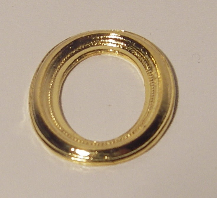 Oval ram, guld, 2,6 x 3,2 cm