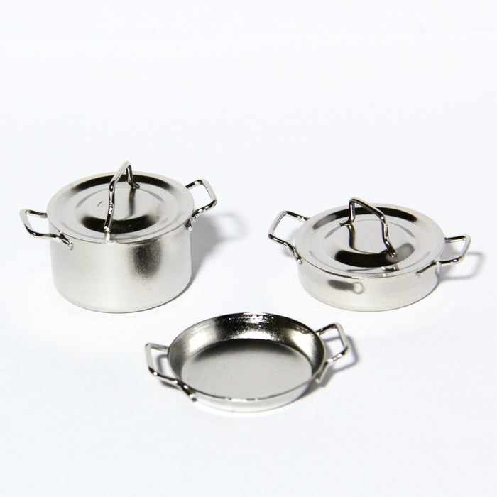 Steel kettle, 3 pcs