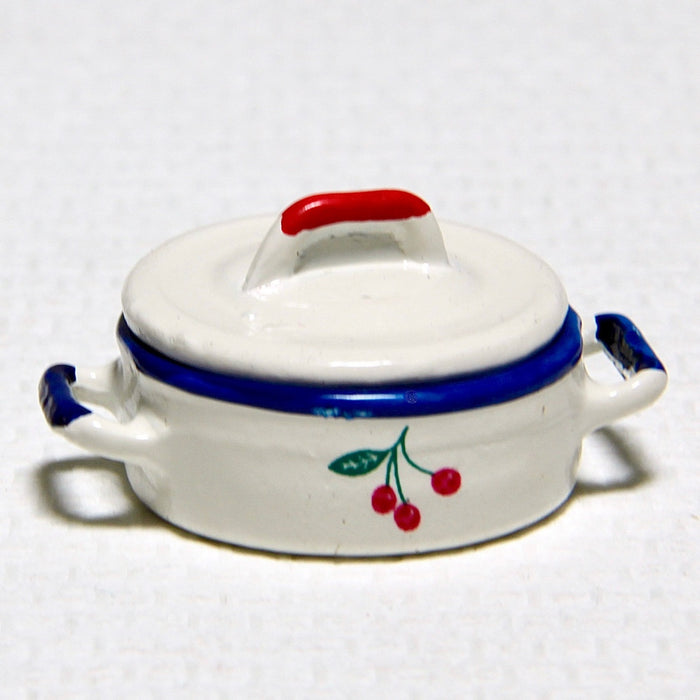 Pot, cherry pattern, 1 pc