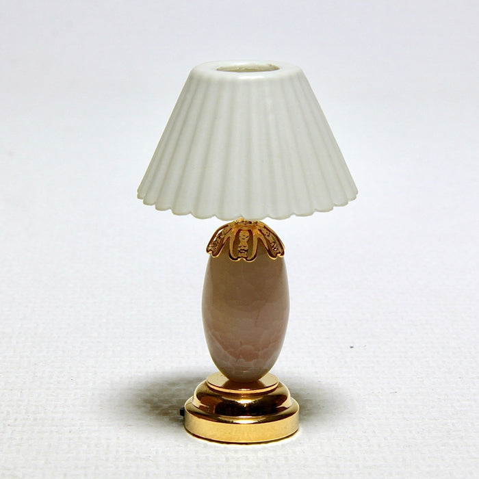 Table lamp, marble base, LED