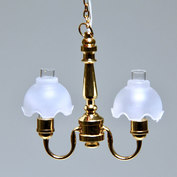 Ceiling lamp with 2 domes, LED