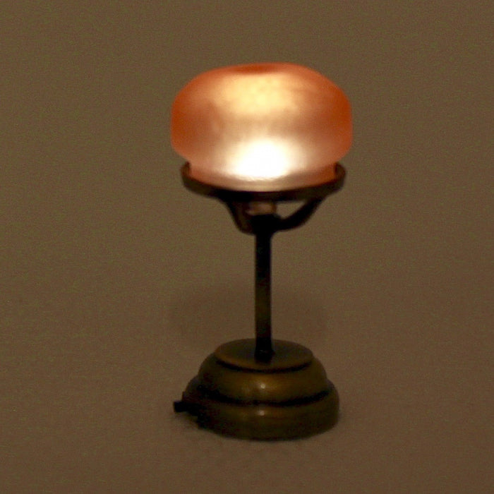 Table lamp, Strindberg, orange dome, LED