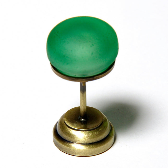 Table lamp, Strindberg, green dome, LED