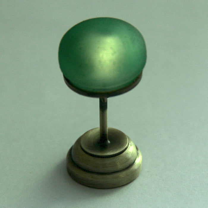 Table lamp, Strindberg, green dome, LED