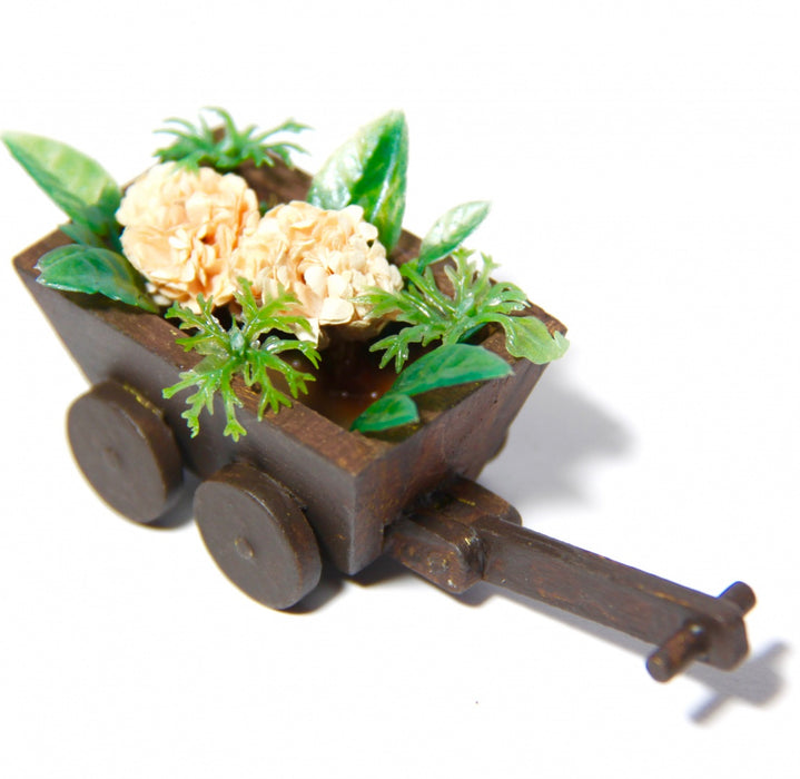 A cart of flowers