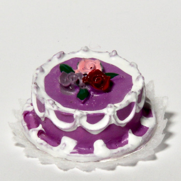 Filled cake, lilac