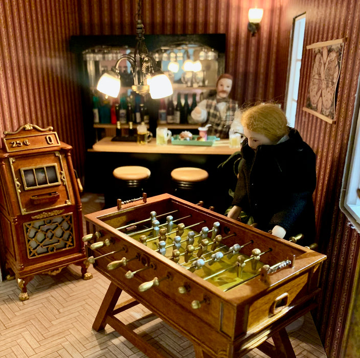 Table football game, quality furniture, 'working'