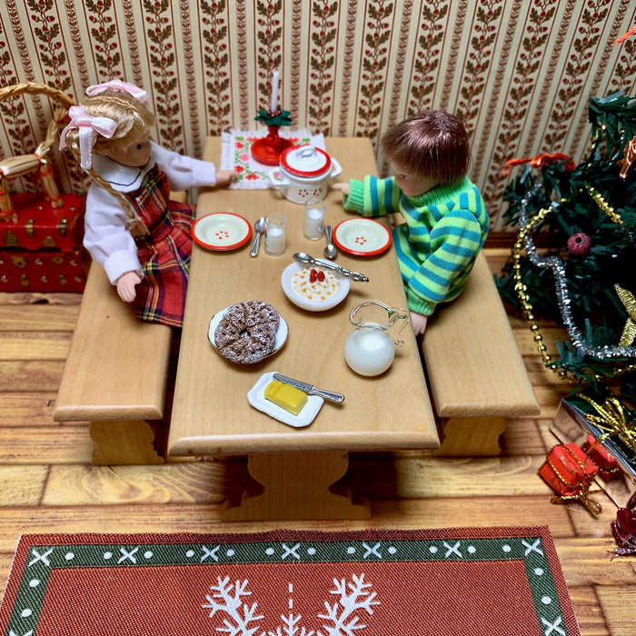 Jouluinen matto, lumihiutale, 11 x 16 cm