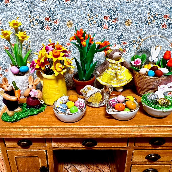 Nalle, keltainen leninki