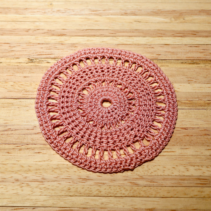 Carpet, pink, diameter approx. 9 cm