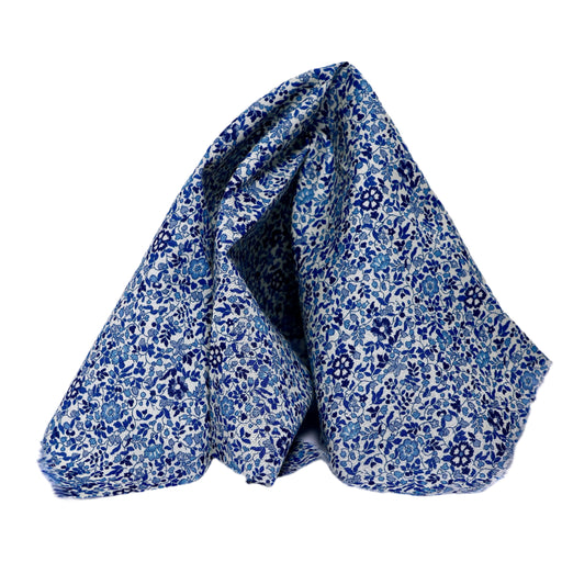 sininen pieniuvioinen kangas.