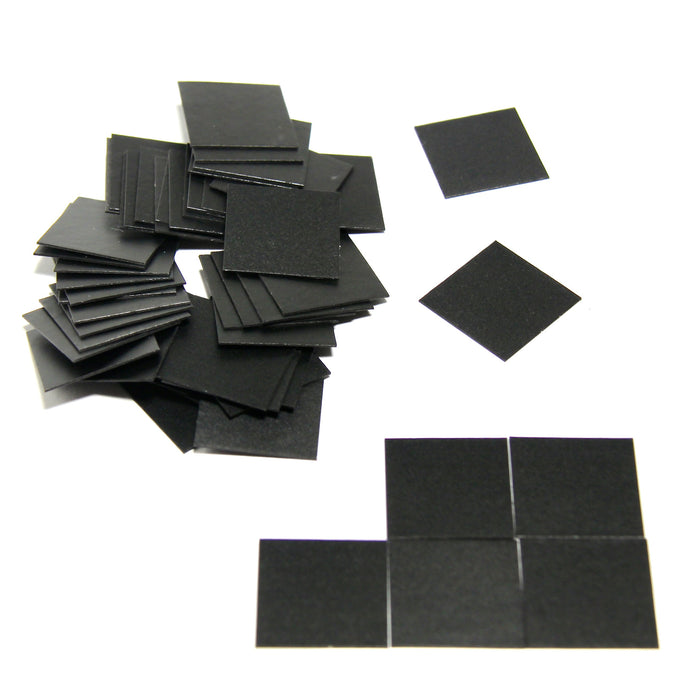Vinyl tile, black, 50 pcs