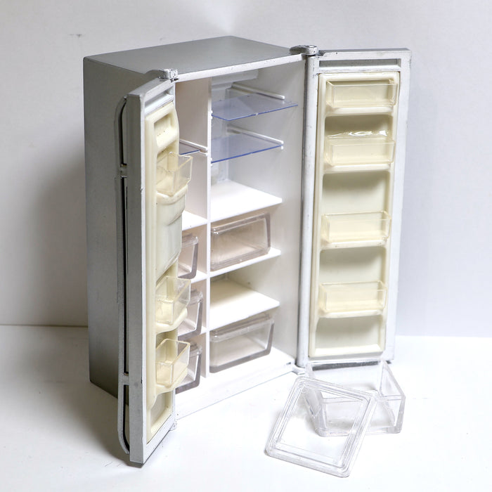 Jääkaappi, hopea, deluxe, 2-laatu