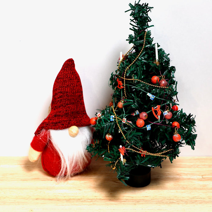 Joulupukki, punainen, 13 cm