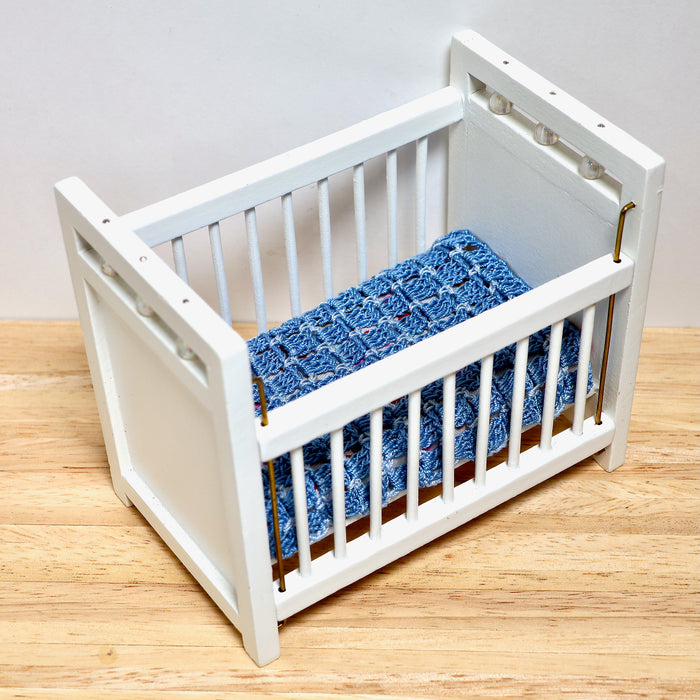 Päiväpeitto pinnasänkyyn, sininen, suomalainen