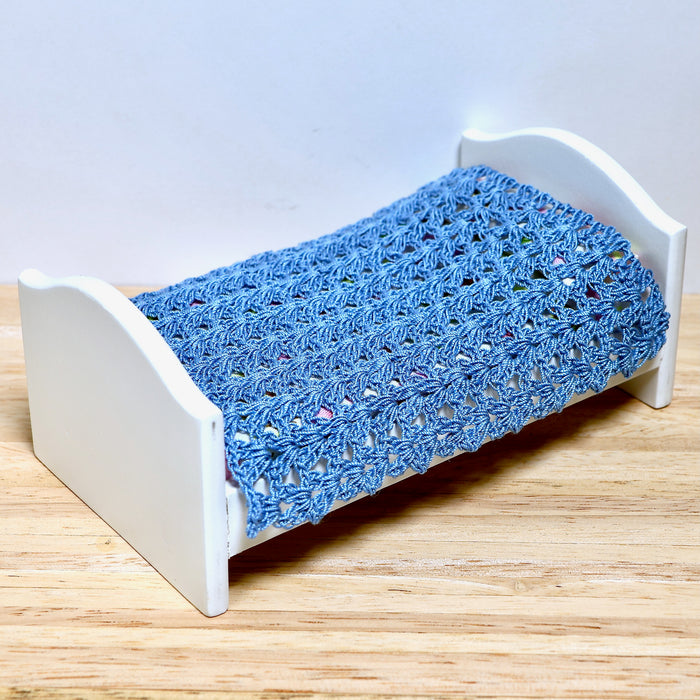 Bedspread for children's bed, blue, Finnish