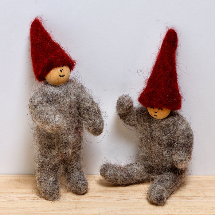 Elf, 10 cm, handmade, Finnish