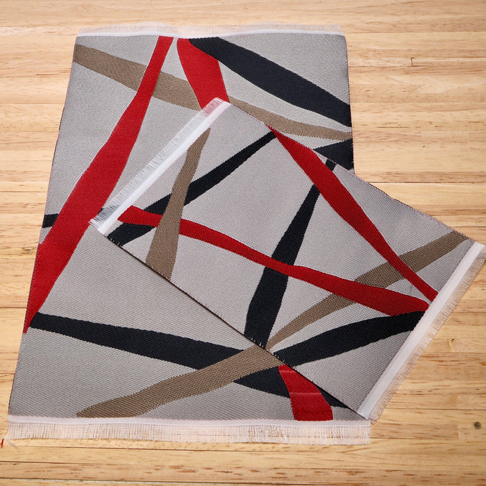 Matta, grå modern, 15x23 cm