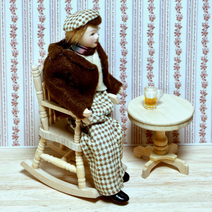 Rocking chair, made of wood