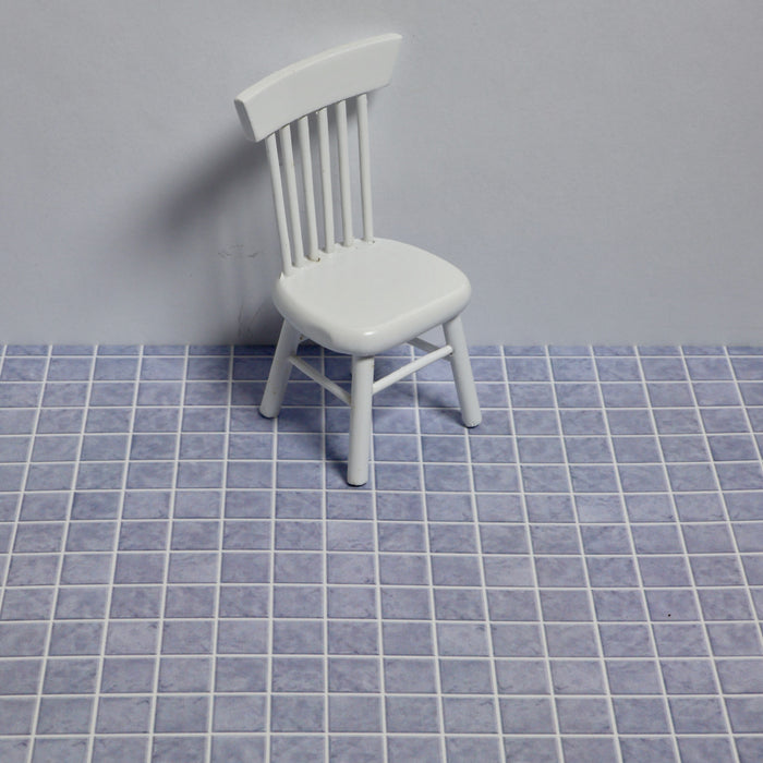 Tile, square, grayish-purple