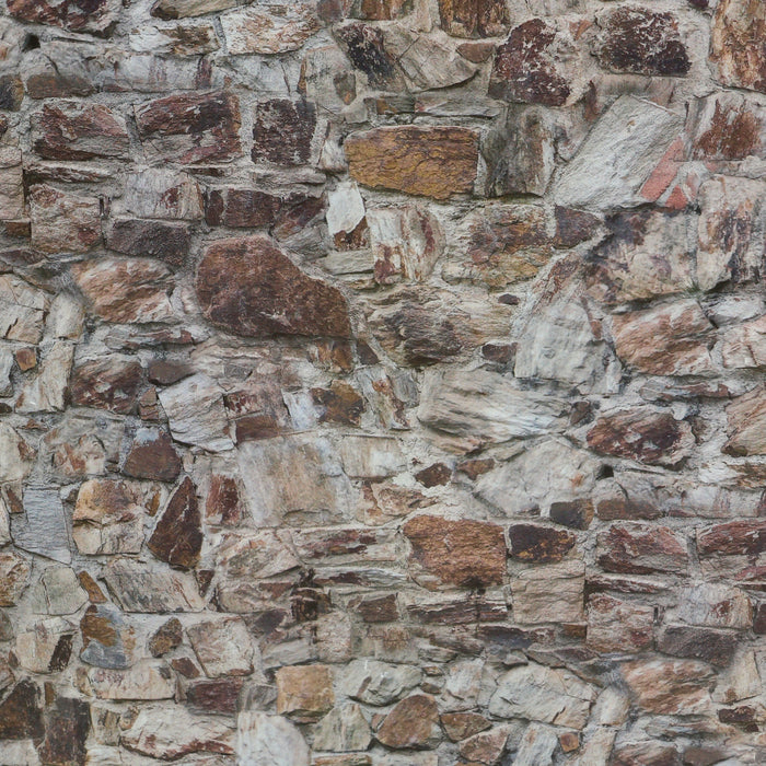 Stone wall, brown-grey