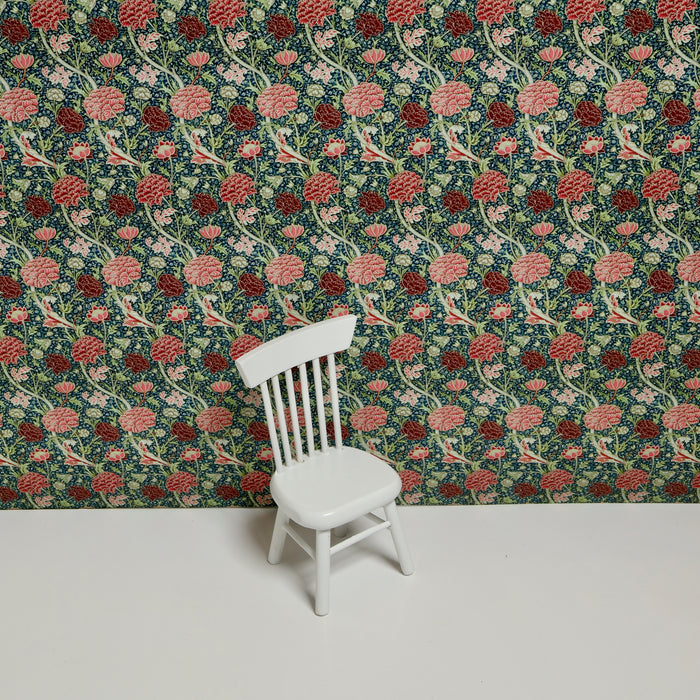 Wallpaper, William Morris red-green