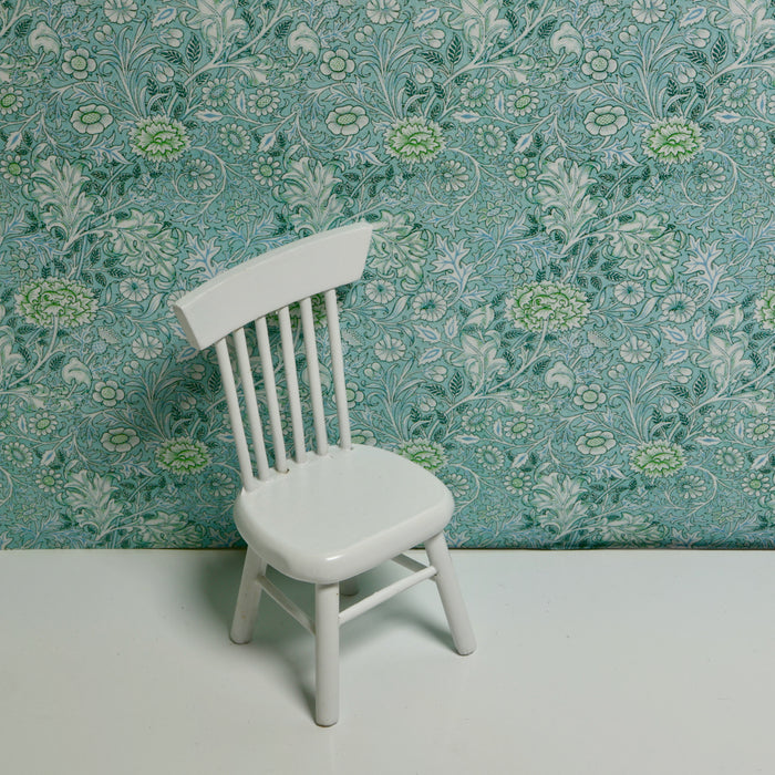 Wallpaper, William Morris, blue-green spring