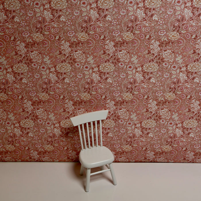 Wallpaper, William Morris, pink spring