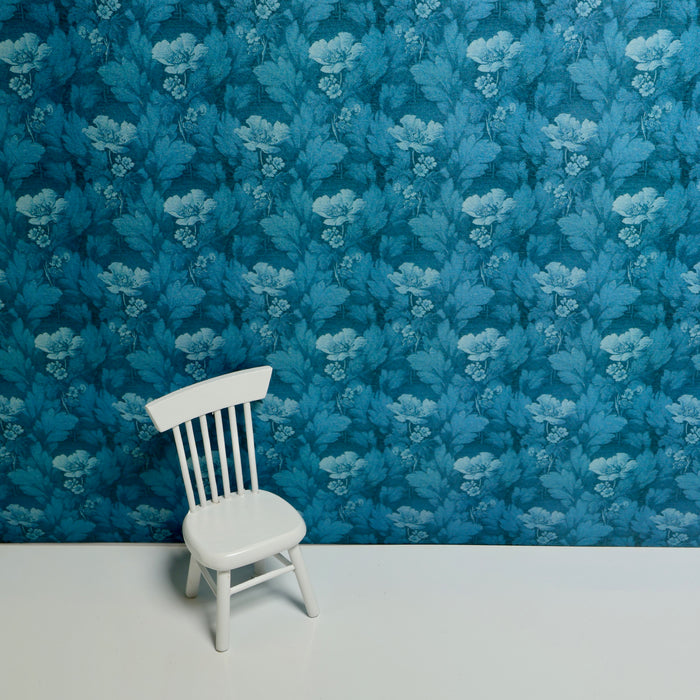 Wallpaper, Foliage, deep blue