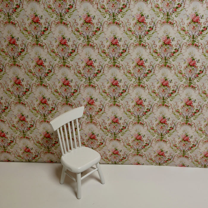 Wallpaper, French rose, light