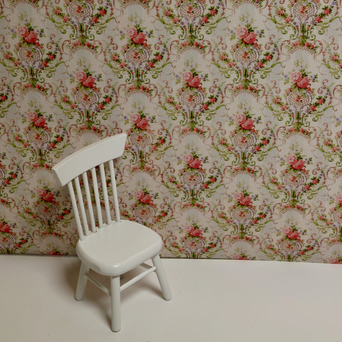 Wallpaper, French rose, light