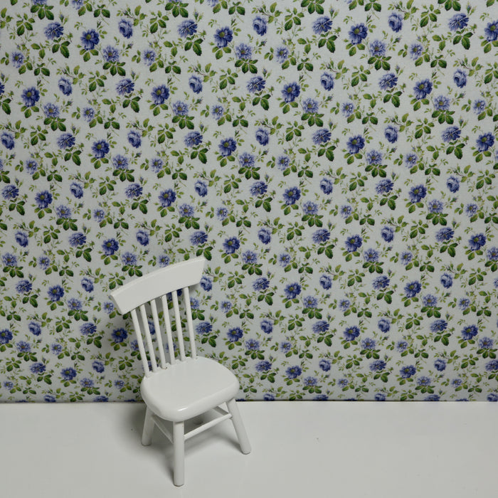 Wallpaper, Small Flower, blue-green