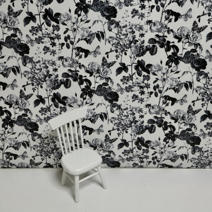 Wallpaper, black roses