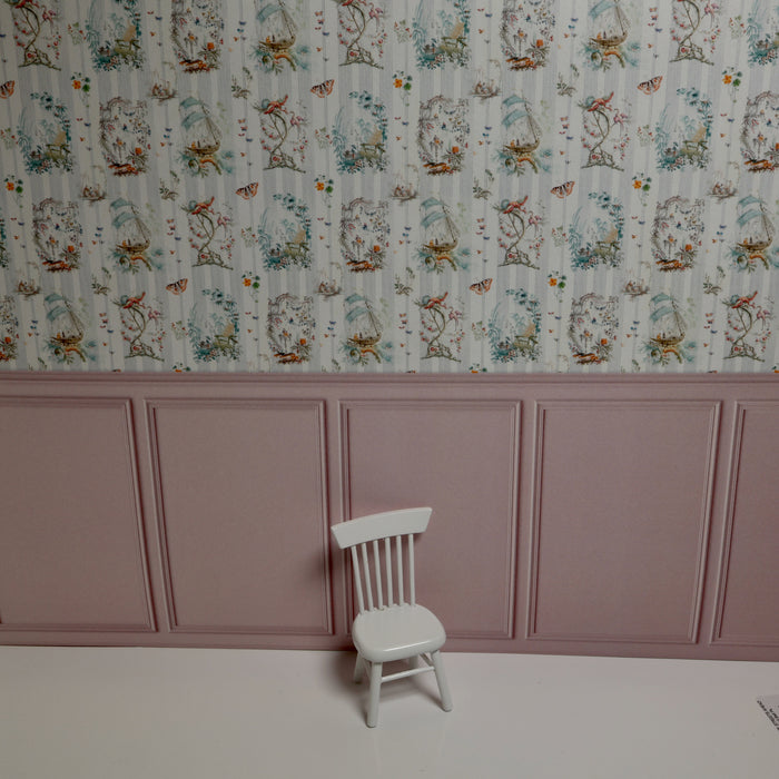 Wallpaper, chinoiserie, and panel, pink