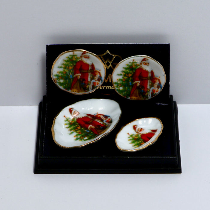 Christmas plates, 4 pcs, Reutter