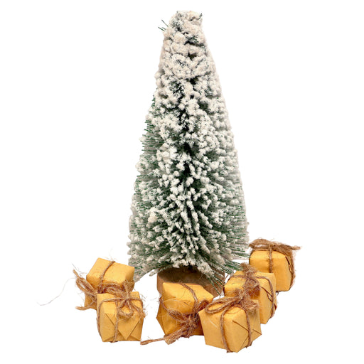 Joululahjat kuusen ympärillä.