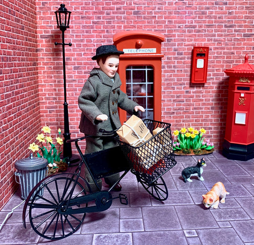 Postia polkupyörällä.