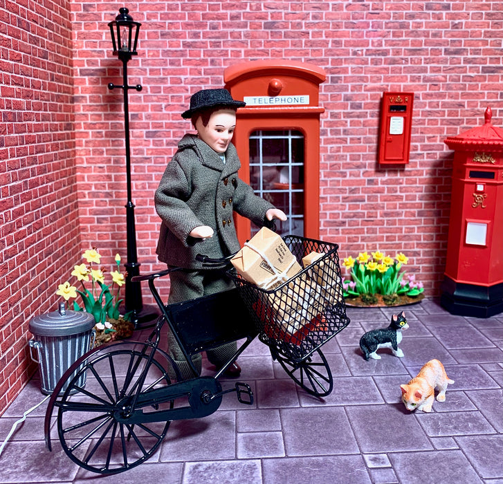 Postia polkupyörällä.