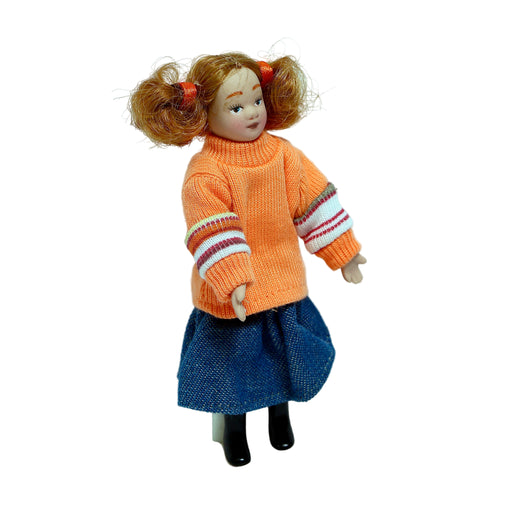 1:12 mittakaavan lapsinukke.