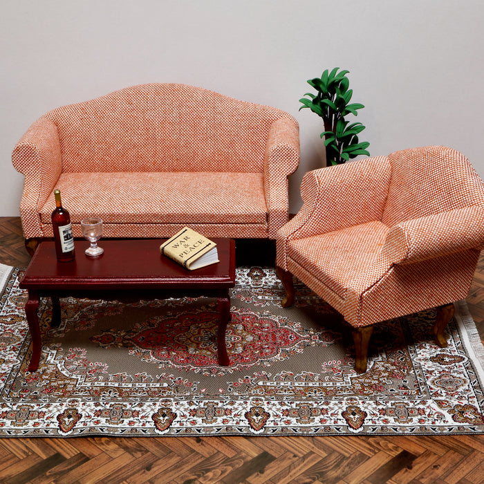 Nukkekodin olohuone.